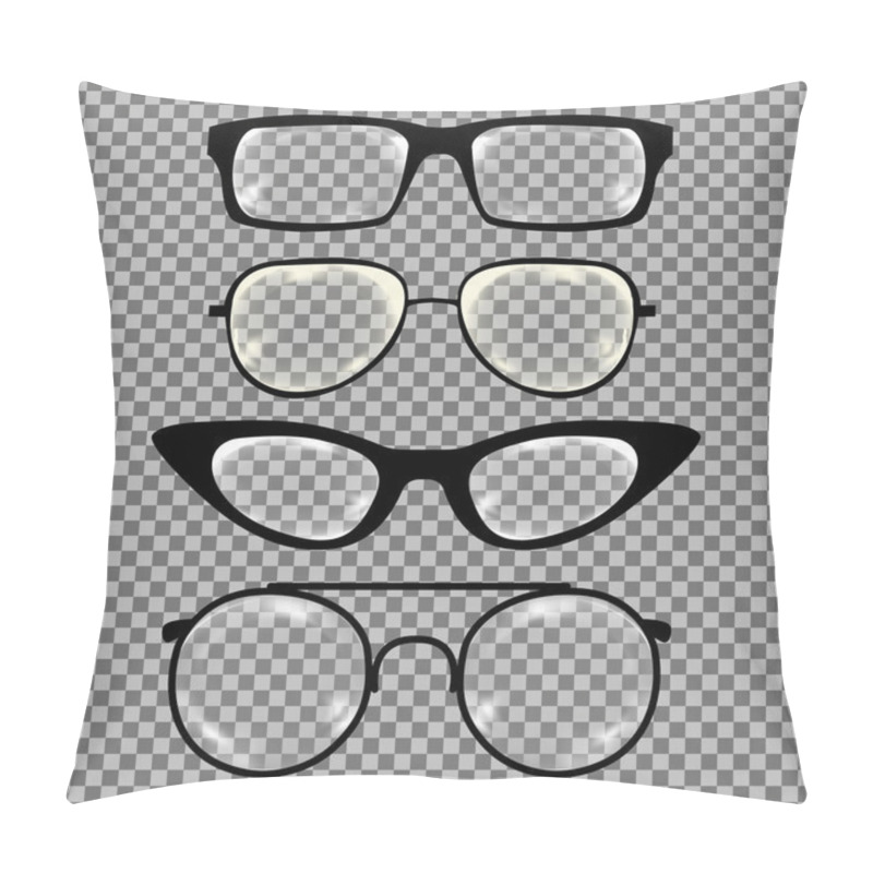 Personality  Set Of Custom Glasses Isolated Pillow Covers