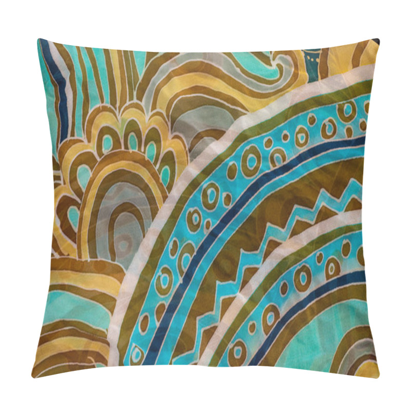 Personality  Beautiful Batik Pattern Pillow Covers