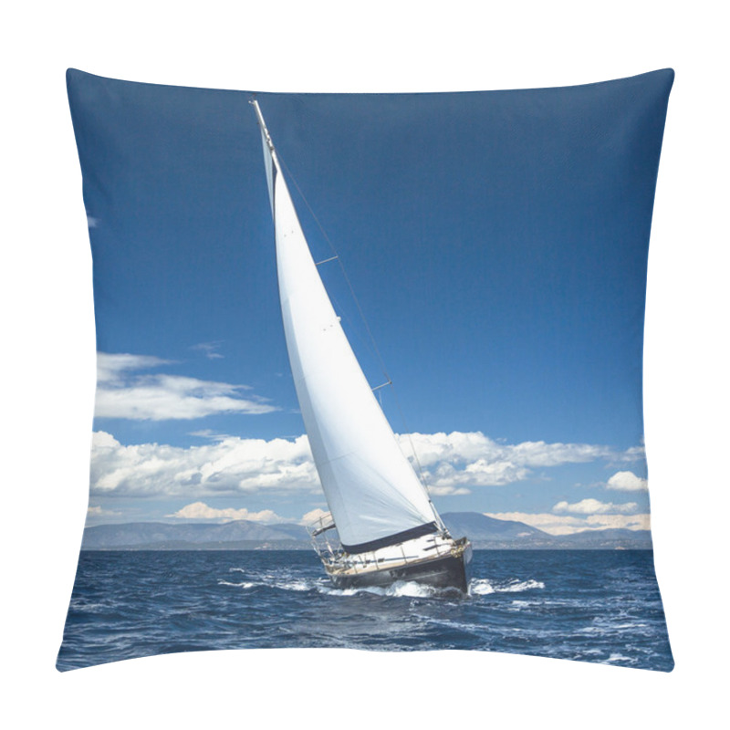 Personality  Sailing Yacht Pillow Covers