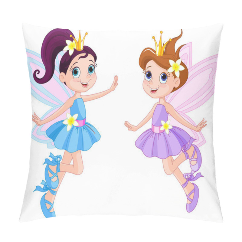 Personality  Two Cute Fairies Pillow Covers