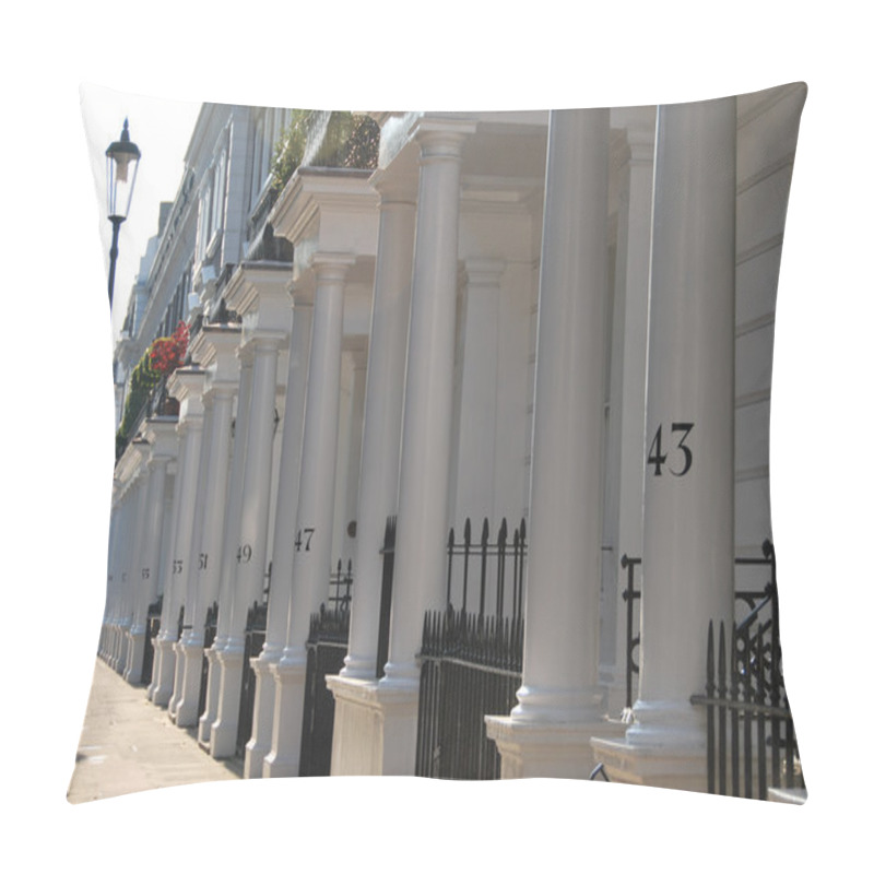 Personality  Luxury Apartment Building In London South Kensington, Houses And Streets Pillow Covers