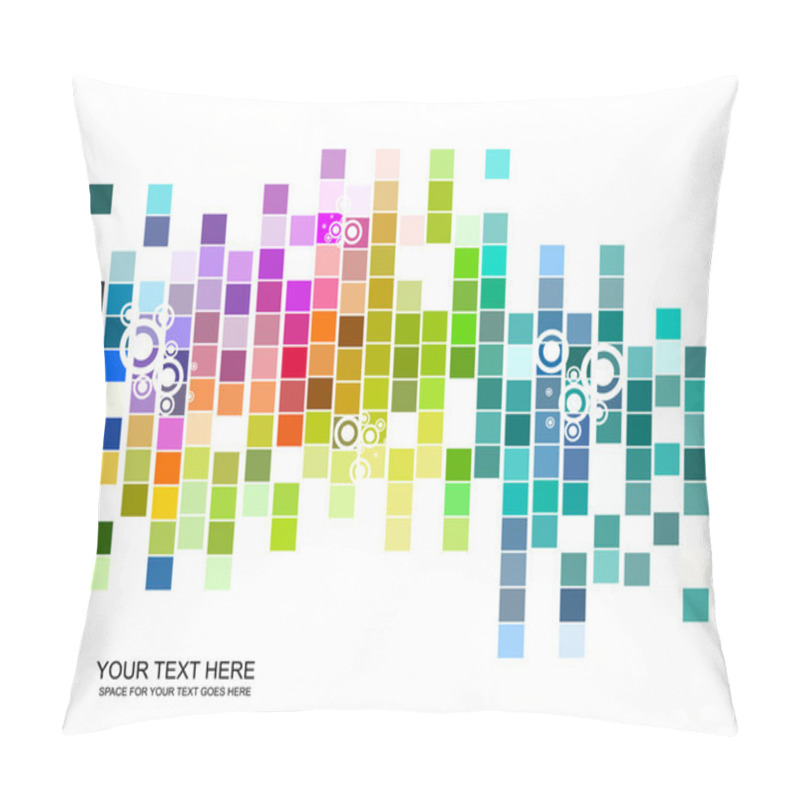 Personality  Vector Mosaic Pattern Pillow Covers