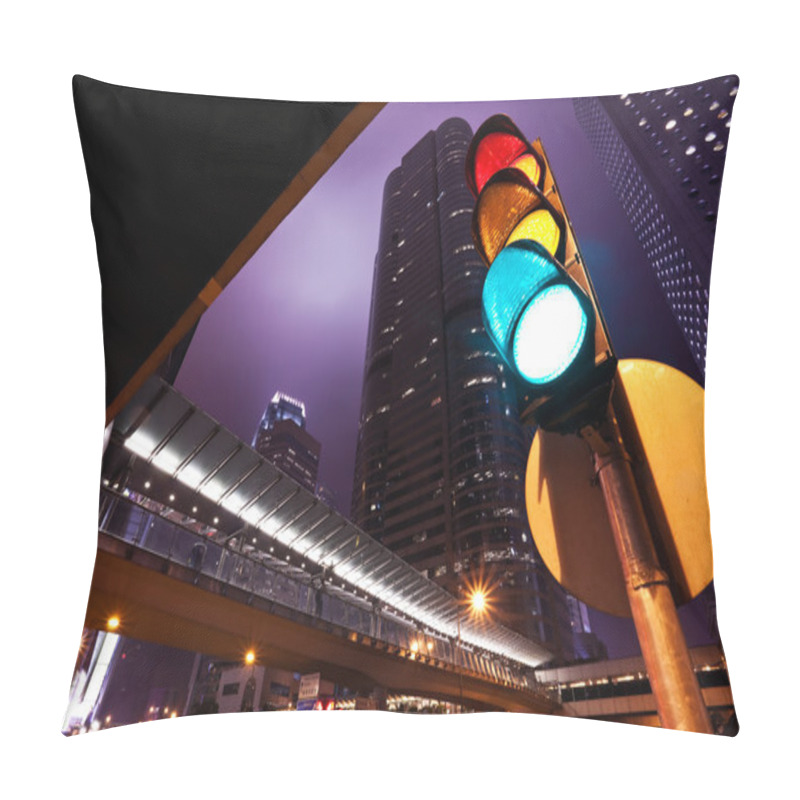 Personality  Traffic At Night Pillow Covers