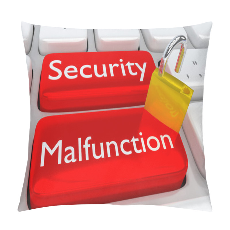 Personality  Security Malfunction Cyber Concept Pillow Covers