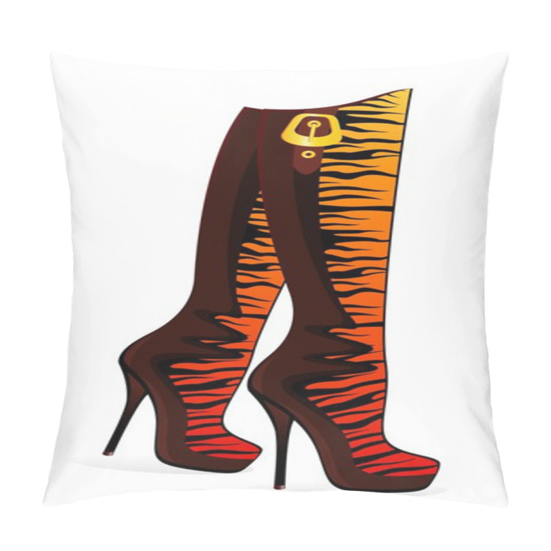 Personality  Female Sexy Shoes Pillow Covers