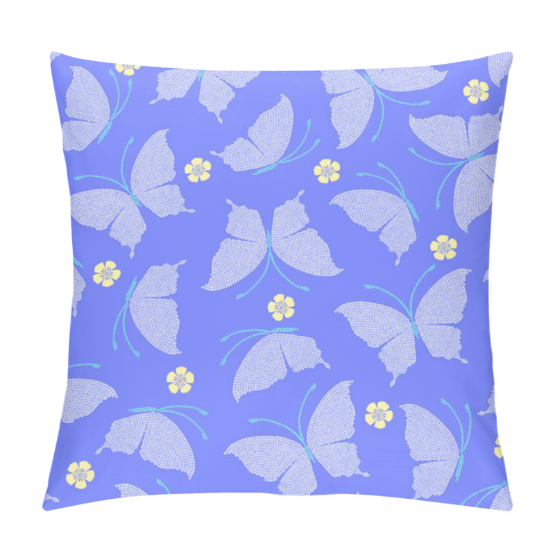 Personality  Japanese Butterfly Pattern Pillow Covers