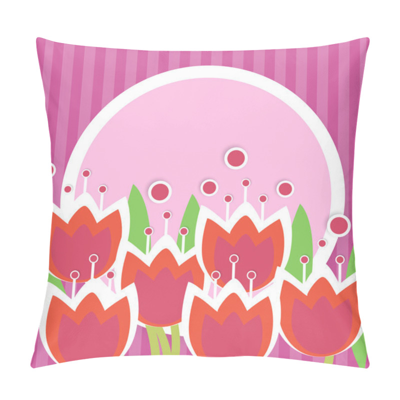 Personality  Vector Floral Background Design Pillow Covers