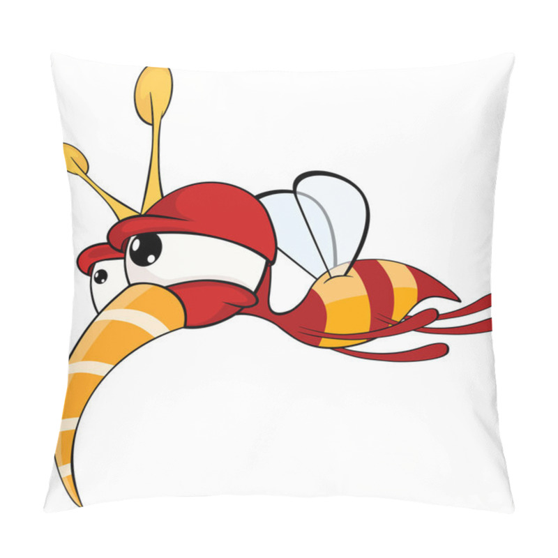 Personality  Cartoon Funny Bee Pillow Covers