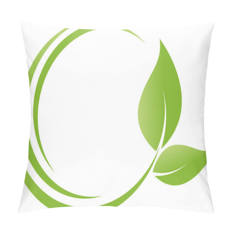 Personality  Leaves, Plant, Gardener, Wellness, Naturopath, Logo Pillow Covers