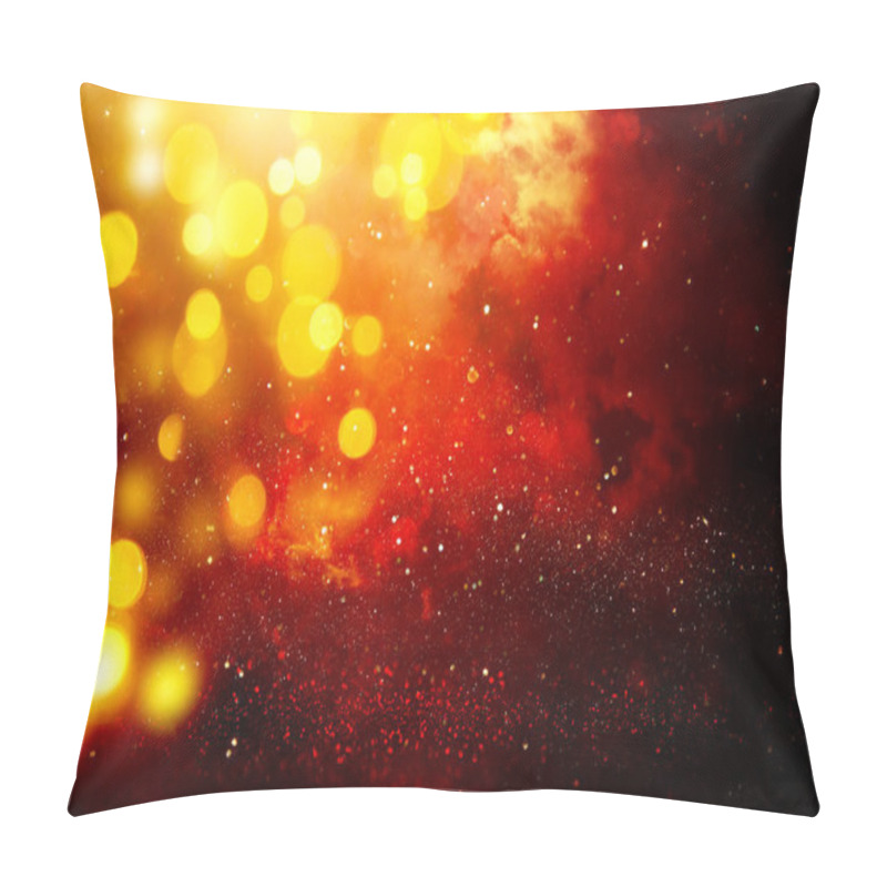 Personality  Bright Galaxy Or Fantasy Background. Abstract Light Burst . Magical And Mystery Concept Pillow Covers