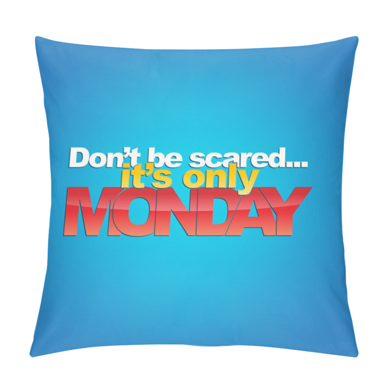 Personality  Monday Background Pillow Covers