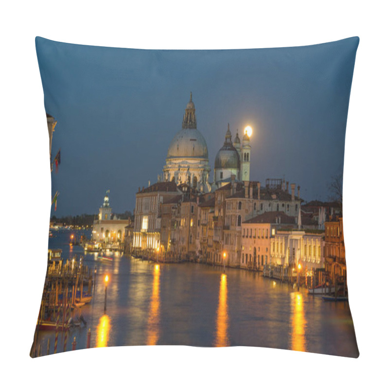 Personality  Italy. Venice. Evening View Of The Grand Canal. Pillow Covers