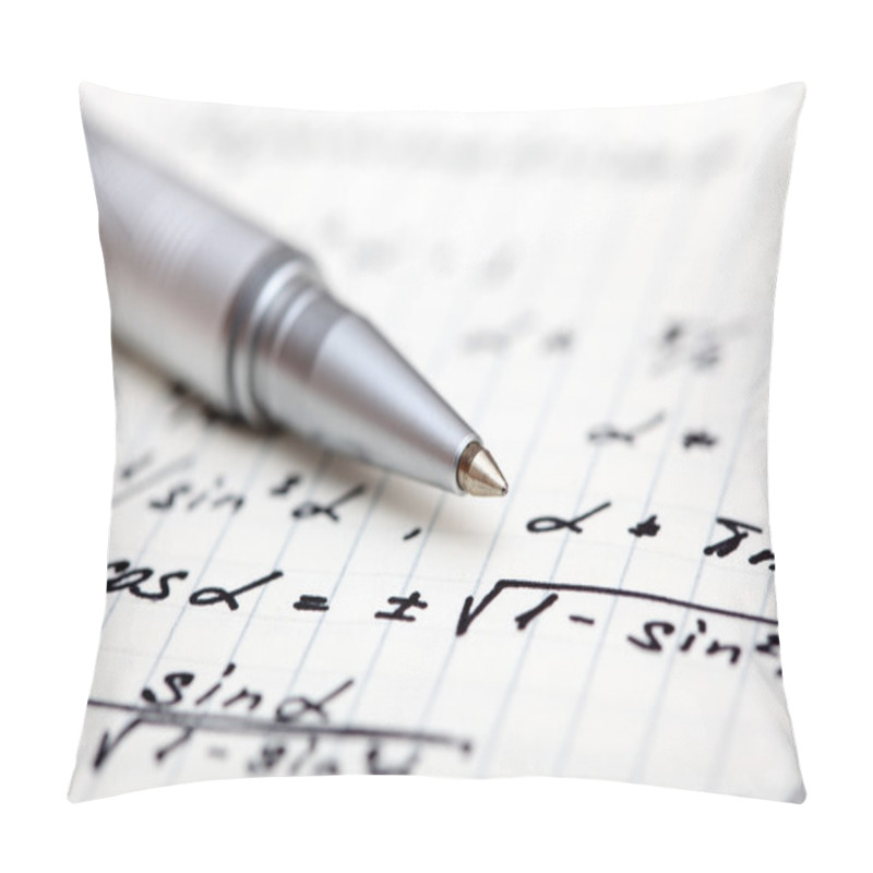 Personality  Solving Mathematical Problem Pillow Covers