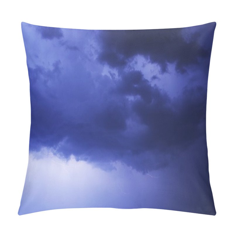 Personality  Stormy Blue Sky Pillow Covers