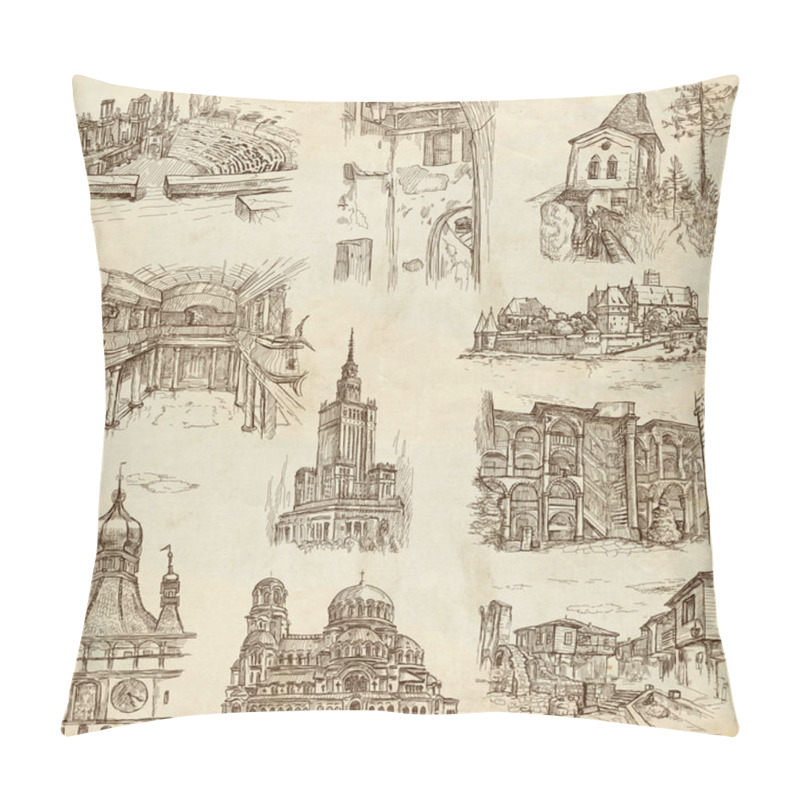 Personality  Famous Architecture Pillow Covers