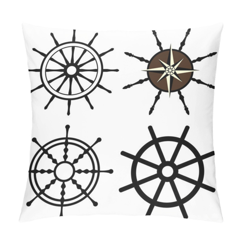 Personality  Rudders Set Pillow Covers