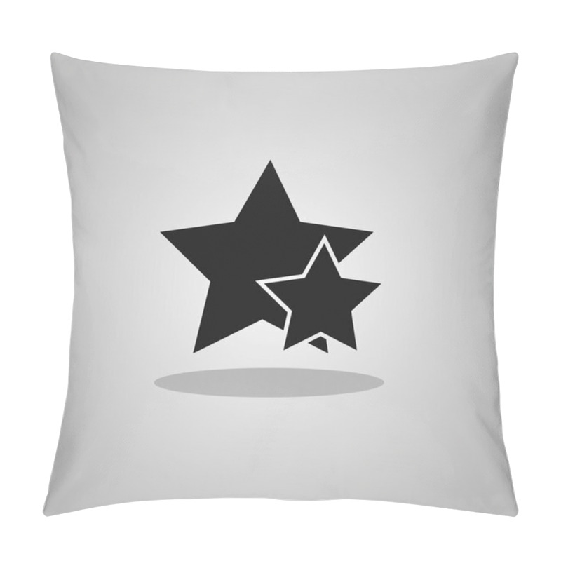 Personality  Black Stars Icon Pillow Covers