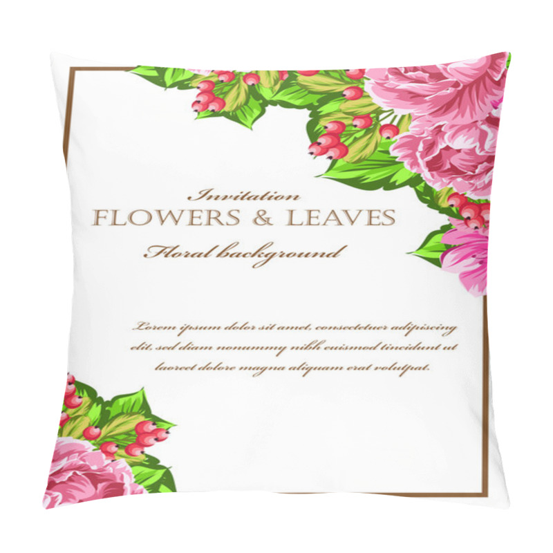 Personality  Wedding Invitation Card  Pillow Covers