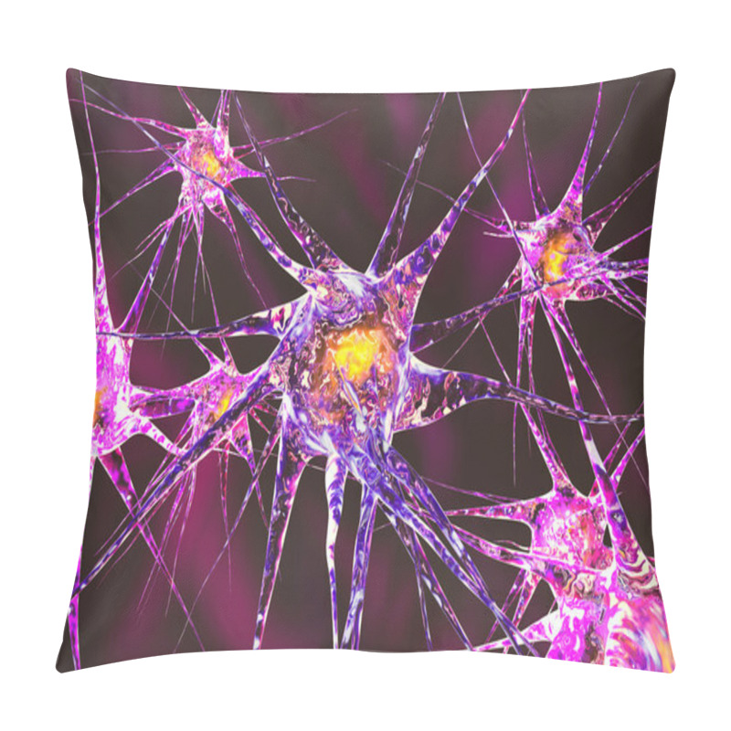 Personality  Neuronal Network Pillow Covers