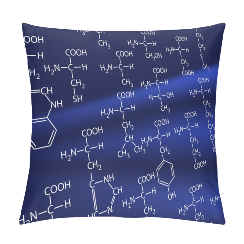 Personality  Amino Acids Pillow Covers