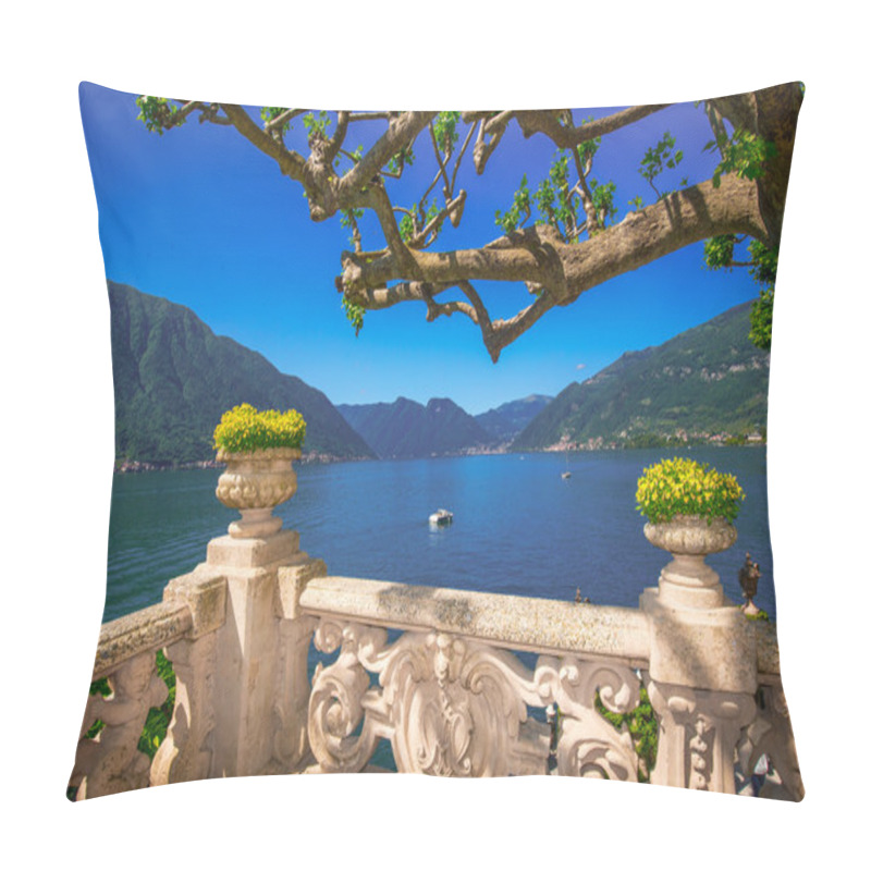 Personality  View To Como Lake And Alps From Villa Pillow Covers