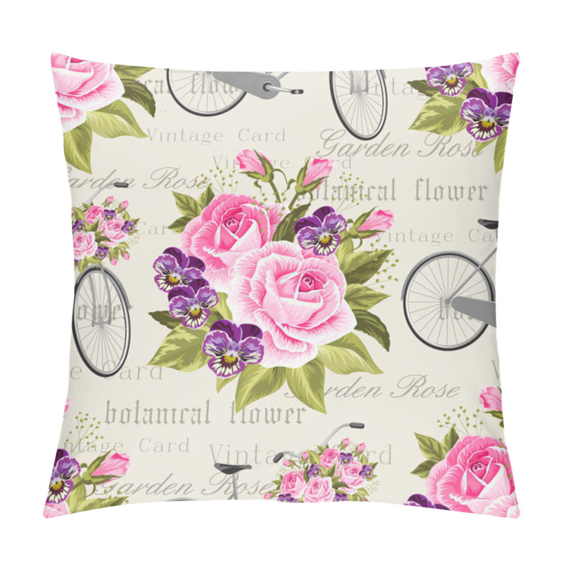 Personality  Seamless Floral Pattern Pillow Covers