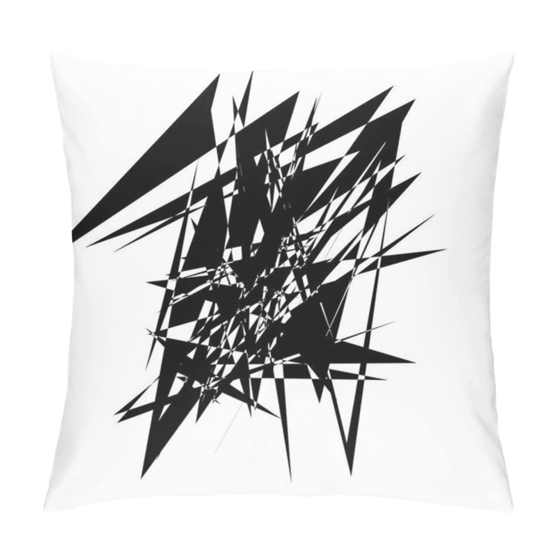 Personality  Random Scattered Geometric Shapes  Pillow Covers