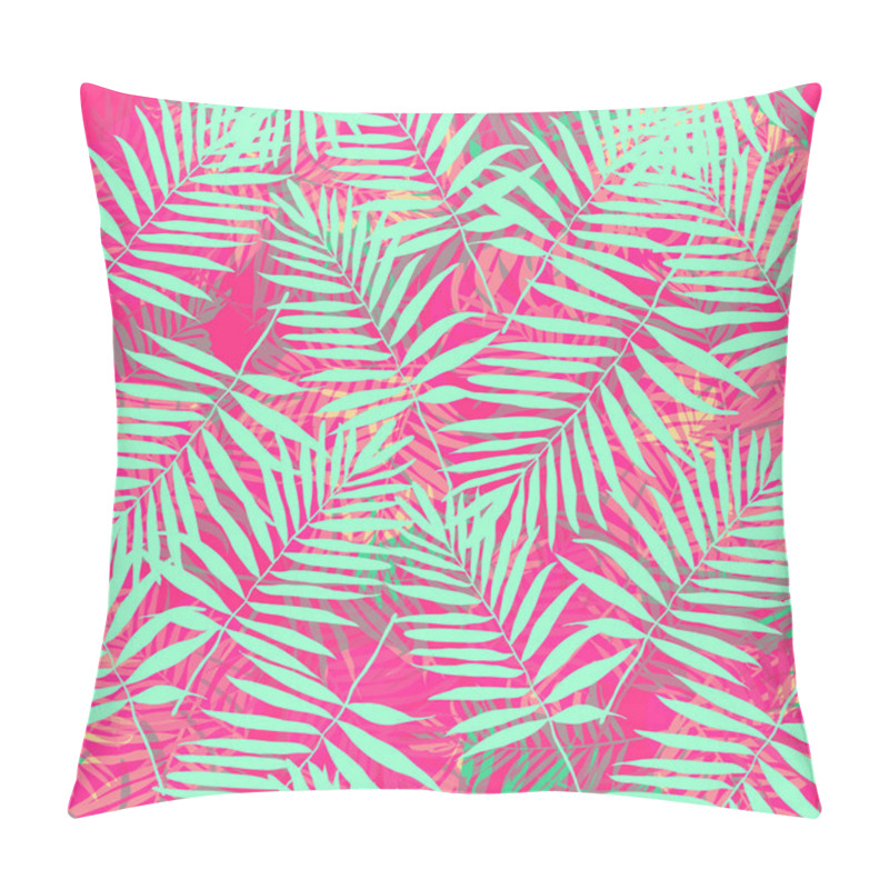 Personality  Tropical Palm Leaves Pattern Pillow Covers