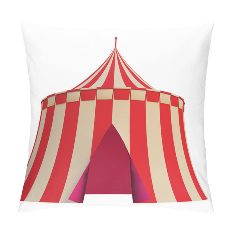 Personality  Red And White Striped Tent Pillow Covers