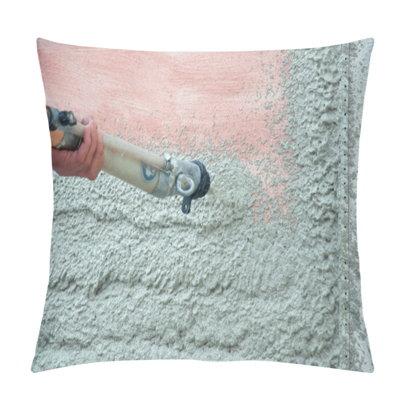 Personality  The Process Of Automatically Applying Plaster Pillow Covers