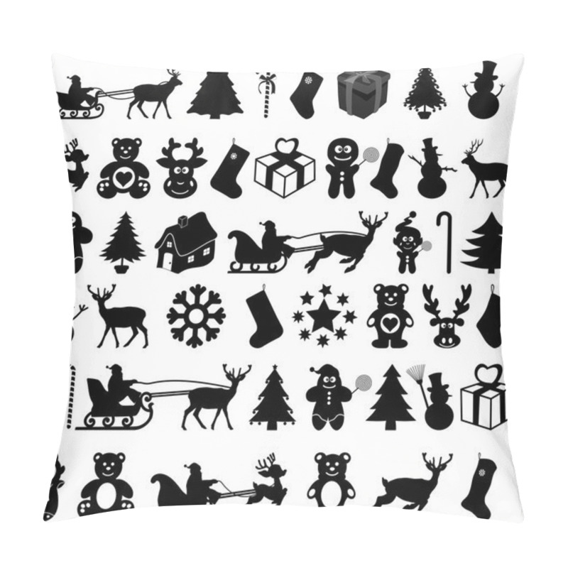 Personality  Many Design Christmas In Shadow Pillow Covers