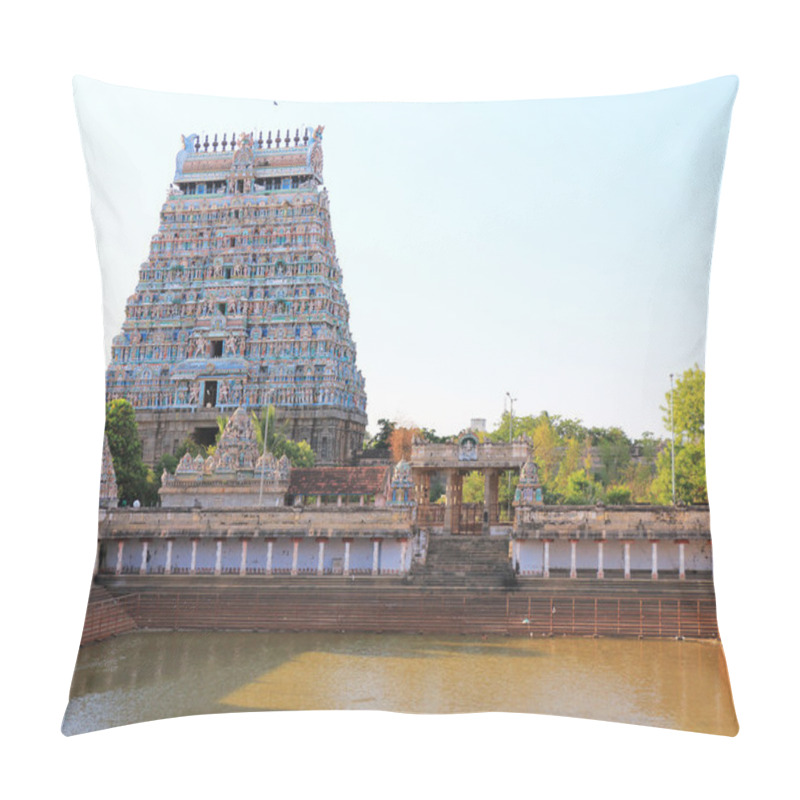 Personality  Massive Ancient Temple Complex Chidambaram Tamil Nadu India Pillow Covers