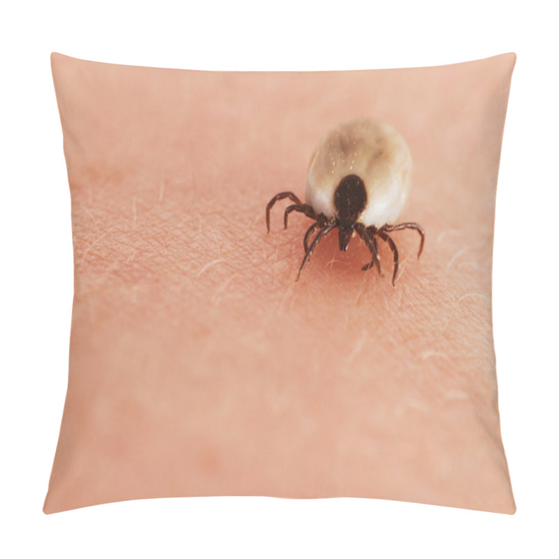 Personality  Tick On Human Skin Pillow Covers