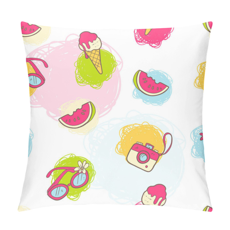 Personality  Seamless Summer Pattern Pillow Covers