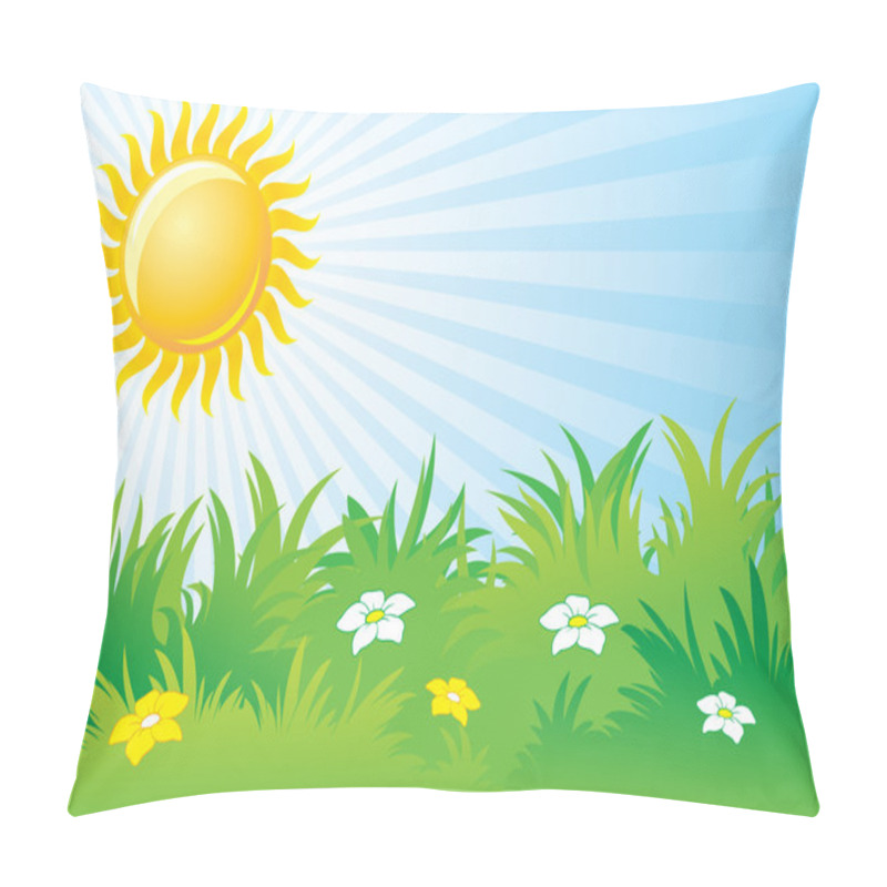 Personality  Sunny Day, Background Pillow Covers