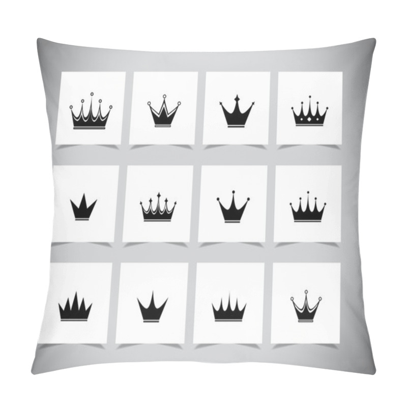 Personality  Set Of Crowns Pillow Covers