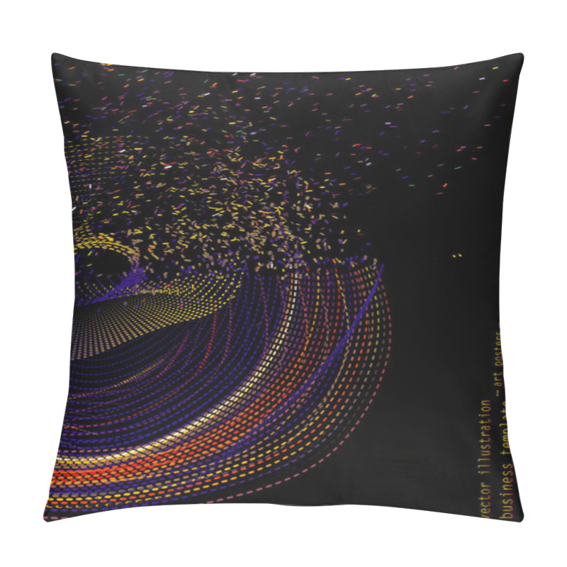 Personality  Abstract-background-universal-template-line-chaos-dust-swirl-05 Pillow Covers