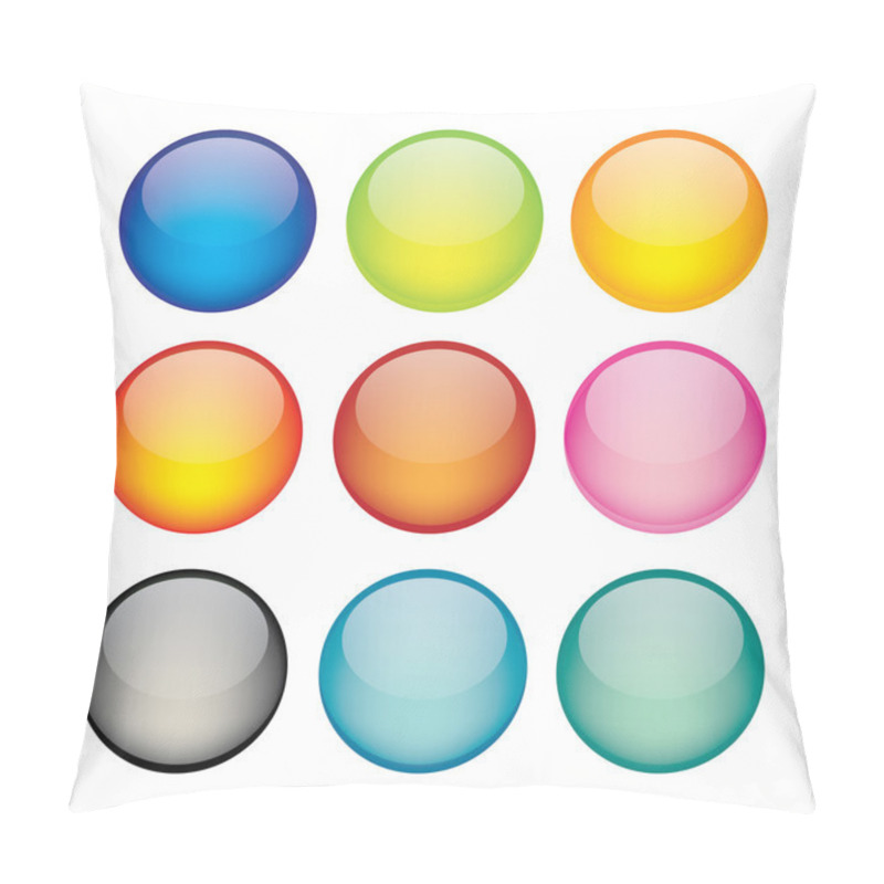 Personality  Set Of Network Sphere Icons Pillow Covers