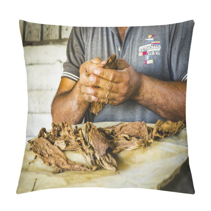 Personality  Traditional Manufacture Of Cigars Pillow Covers