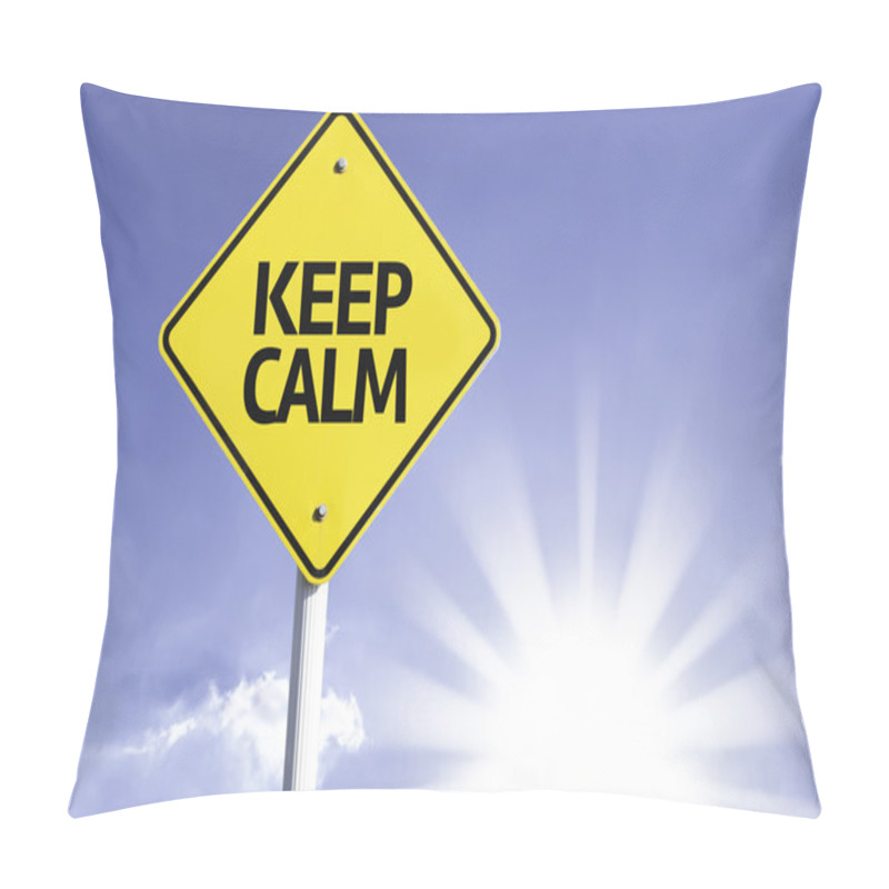 Personality  Keep Calm Road Sign Pillow Covers