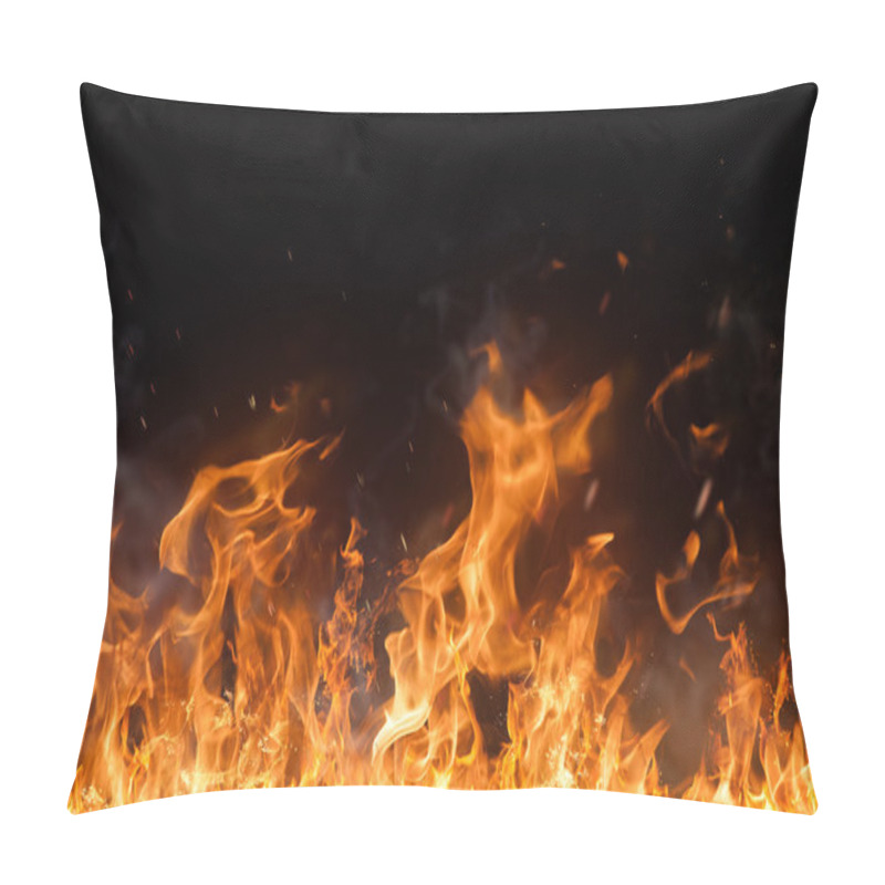 Personality  Beautiful Stylish Fire Flames Pillow Covers