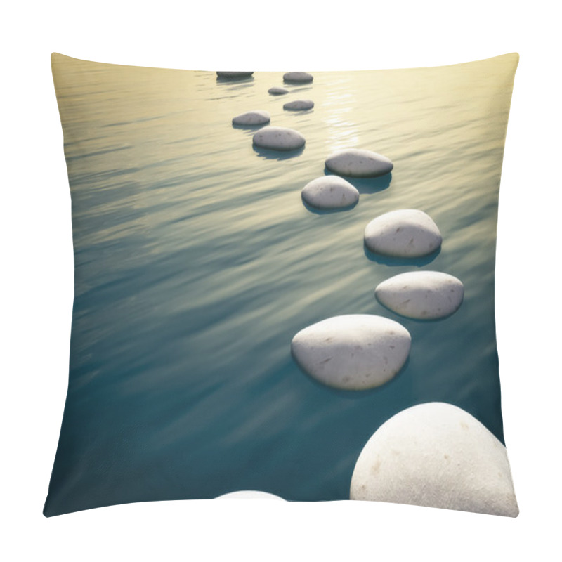 Personality  Step Stones Sunset Pillow Covers