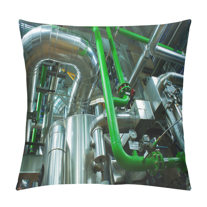 Personality  Industrial Zone, Steel Pipelines, Valves And Ladders Pillow Covers