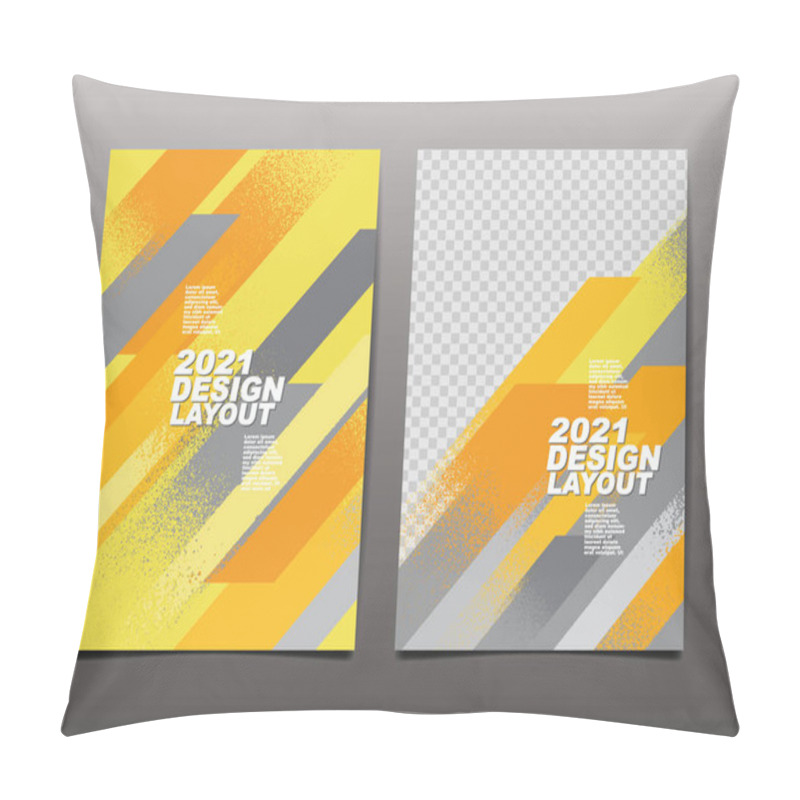 Personality  Template Design 2021, Sport Design Layout , Abstract Background, Dynamic Poster, Brush Speed Banner, Vector Illustration. Pillow Covers