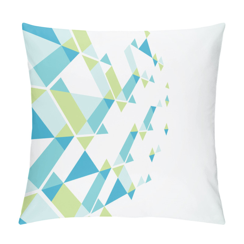 Personality  Geometric Abstract Background. Vector Pillow Covers