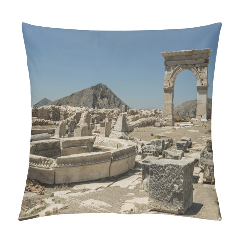 Personality  Antonine Nymphaeum At Sagalassos, Turkey  Pillow Covers