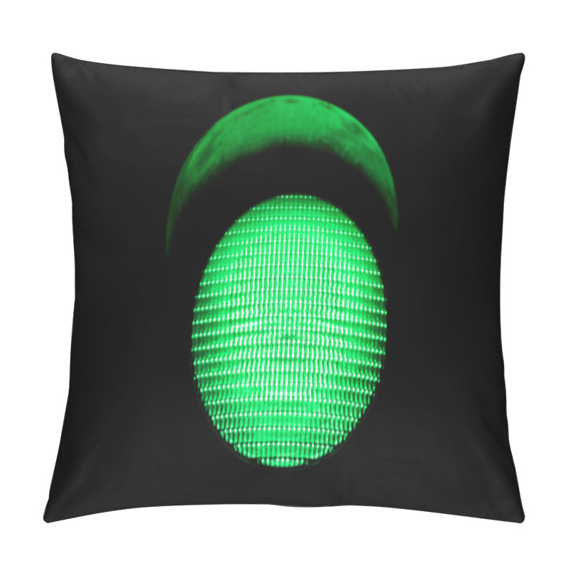 Personality  Green Traffic Light Pillow Covers