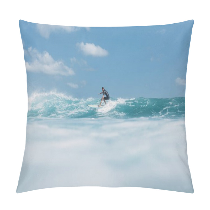 Personality  Surfer In Ocean Pillow Covers