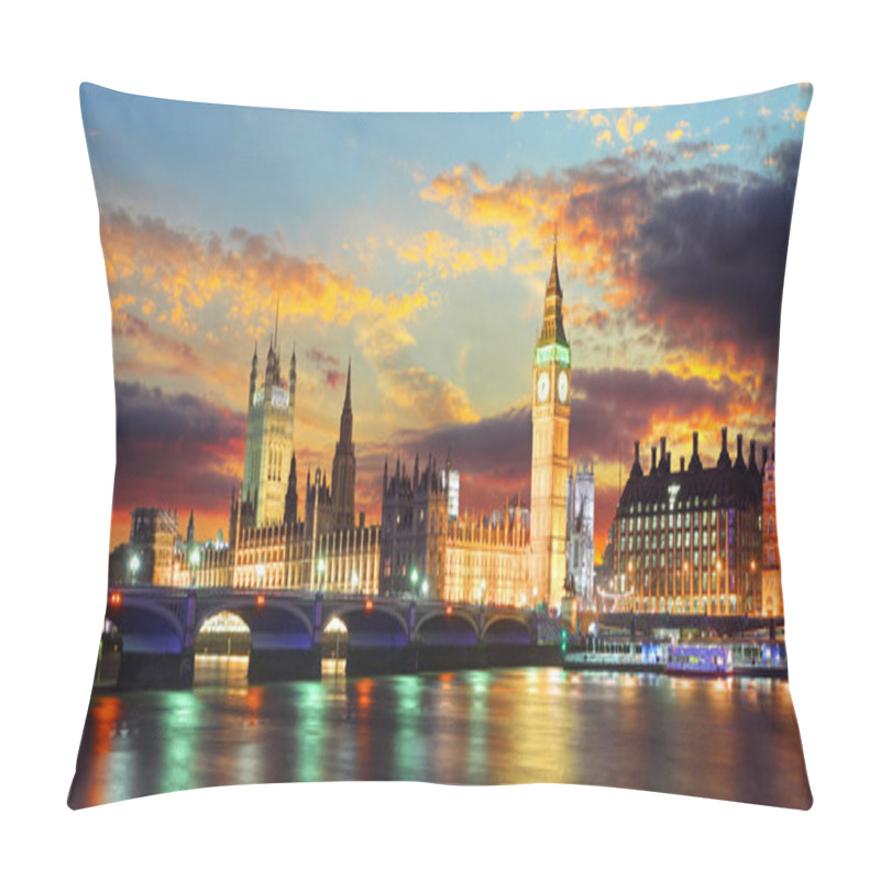 Personality  Houses Of Parliament - Big Ben, London, UK Pillow Covers