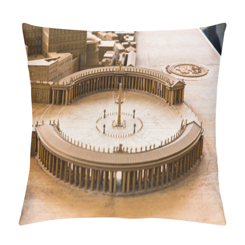 Personality  ROME, ITALY - JUNE 28, 2019: Maquette Of Ancient Rome In Vatican Museum Pillow Covers